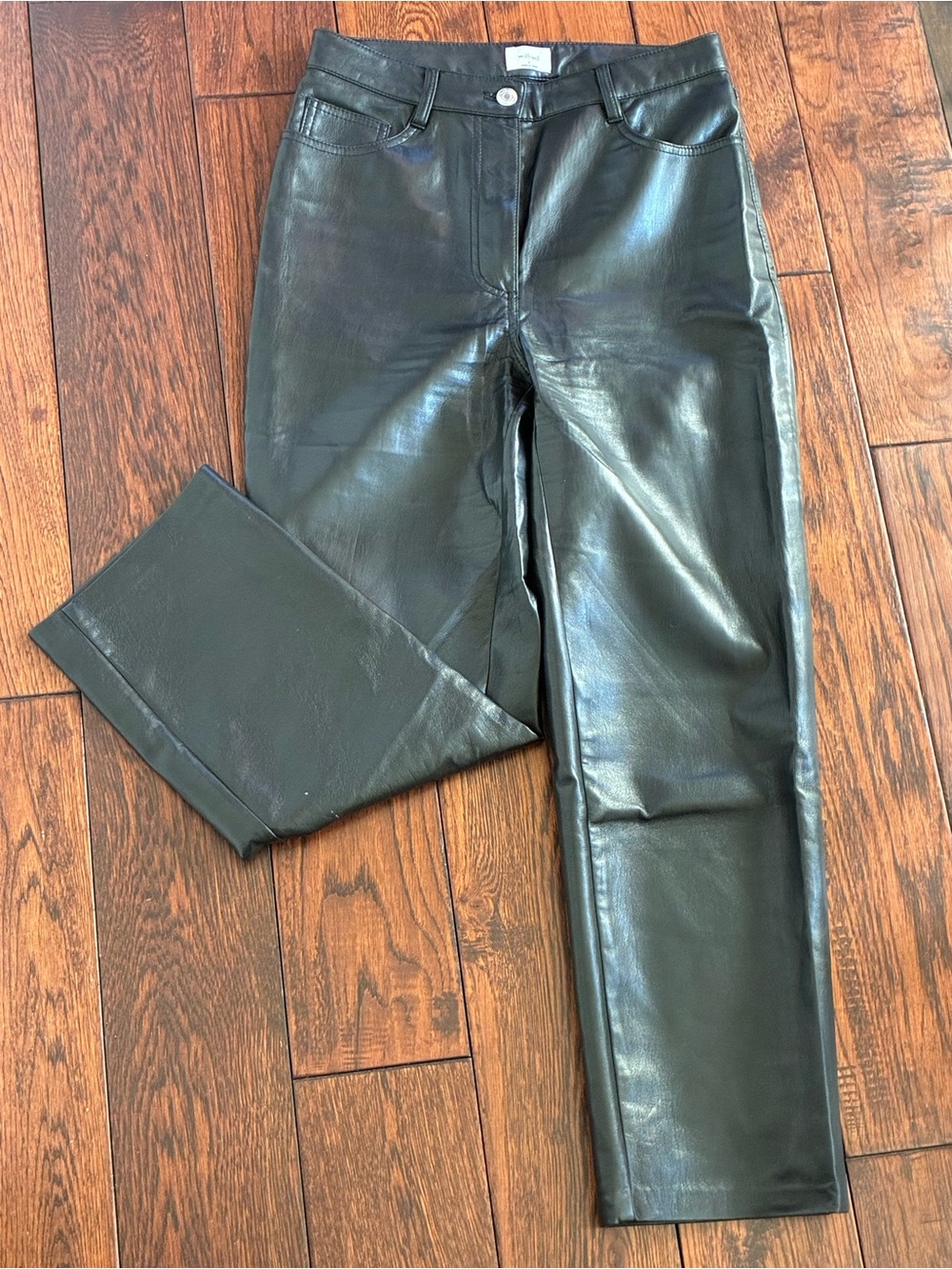 Wilfred Women’s Vegan Leather Straight Leg Pant